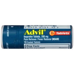 Advil Pain and Headache Reliever Ibuprofen Tablets;  200 mg;  10 Count