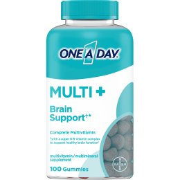 One A Day MULTI+ Brain Support Gummy Multivitamin;  100 Count