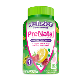 Vitafusion PreNatal Gummy Vitamins;  Raspberry Lemonade Flavored;  90 Count