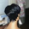 100% Human Hair Short Pixie Cut Wig; Silky Straight Pixie Cut Human Hair Wigs For Women Short Cut Wigs