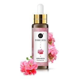 Rose Lavender Aromatherapy Essential Oil With Dropper 10ml (Option: Geranium-10ML)